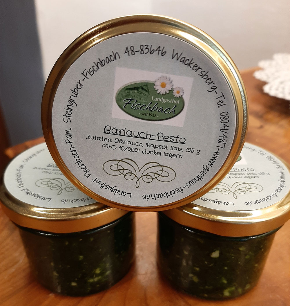 Selbstgemachtes Bärlauchpesto